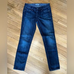 Paige Premium Denim Skyline Ankle Peg Blue Jeans Women’s Size 25 EUC